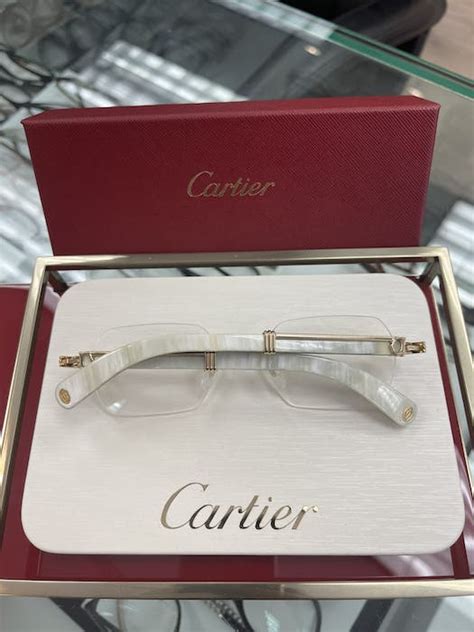 cheap cartier white buffs|cartier white buffalo horn glasses.